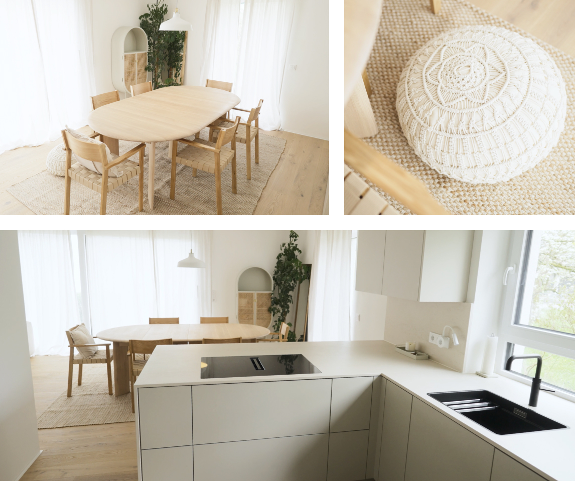 Küche und Esszimmer von @altbau_Makeover