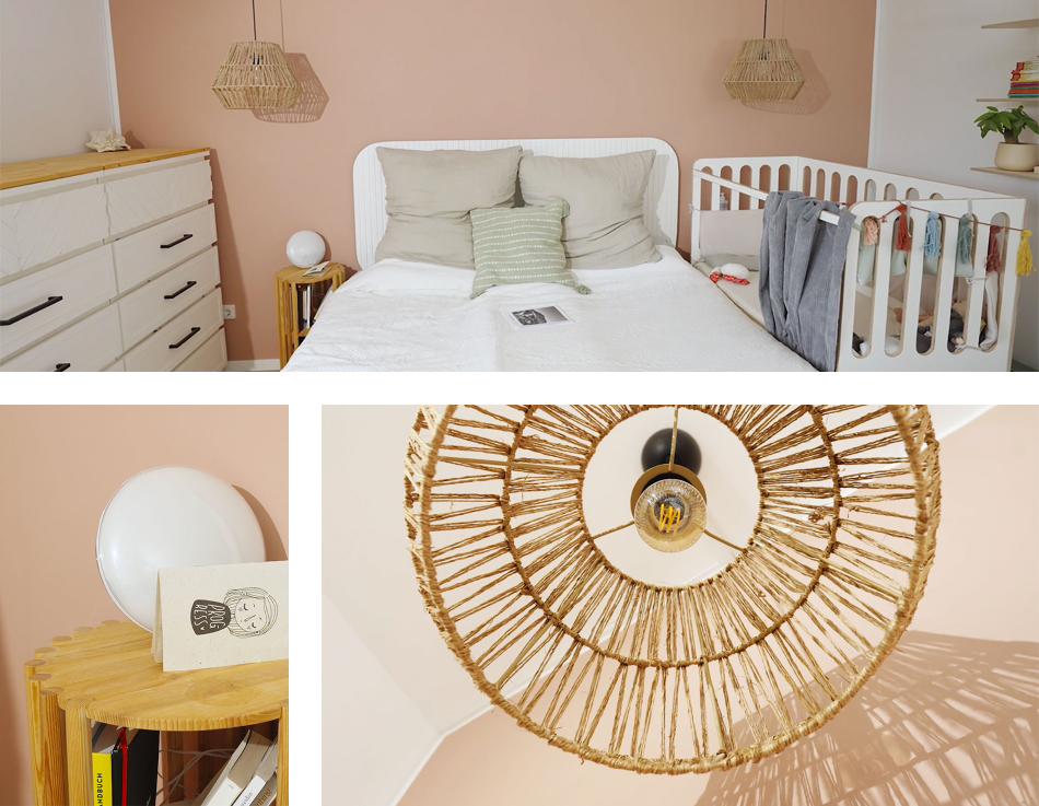 Schlafzimmer im Boho-Stil