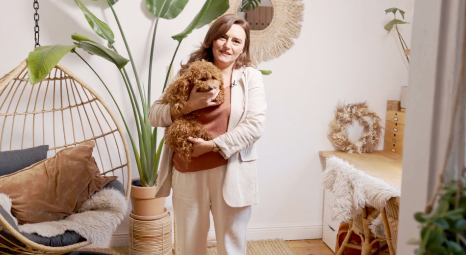 @daniahoi mit ihrem Hund
