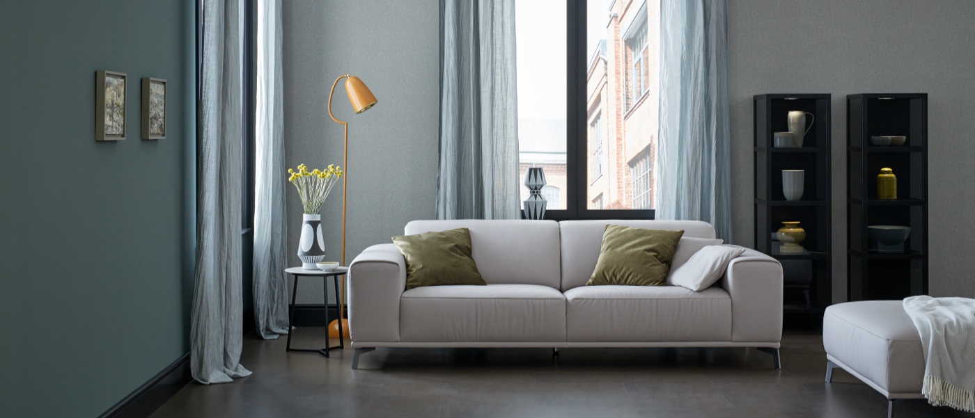 Die Wirkung von Wandfarbe im Wohnzimmer