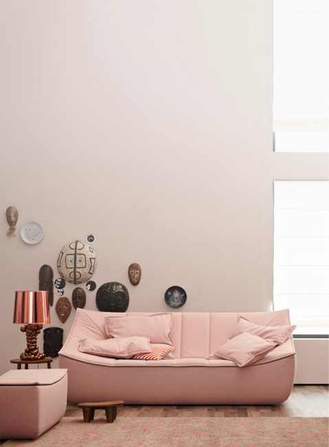 Wandfarbe und Raumtiefe im Wohnzimmer