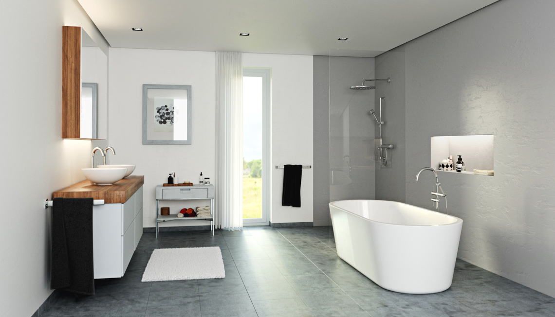 Beton-Optik Bad
