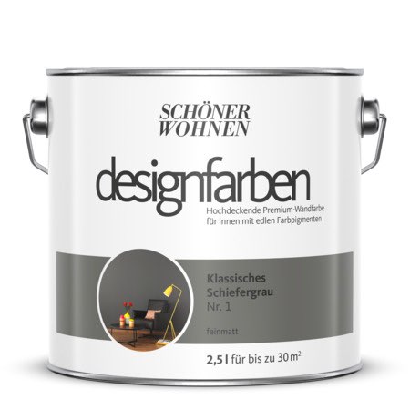 Designfarbe Schiefergrau