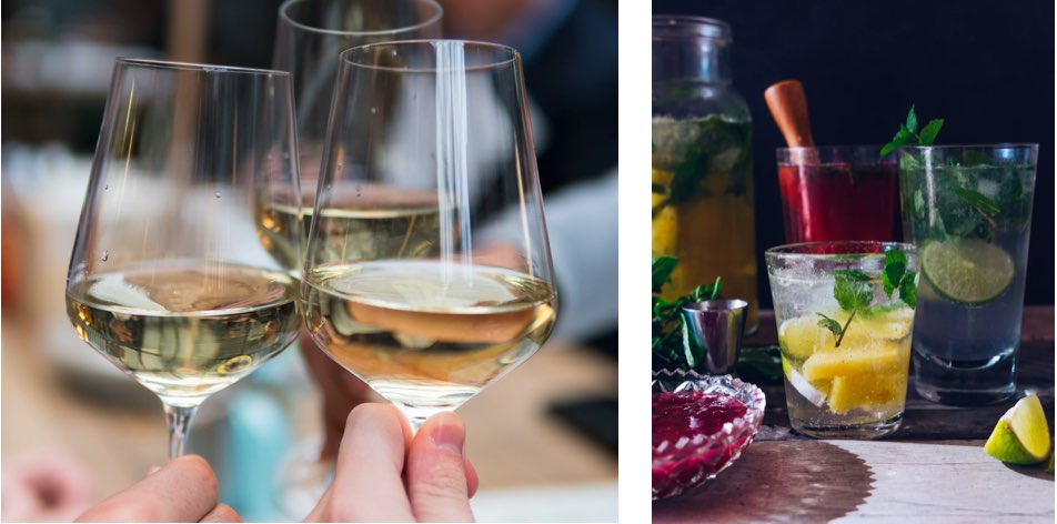 Drinks auf der Silvesterparty 