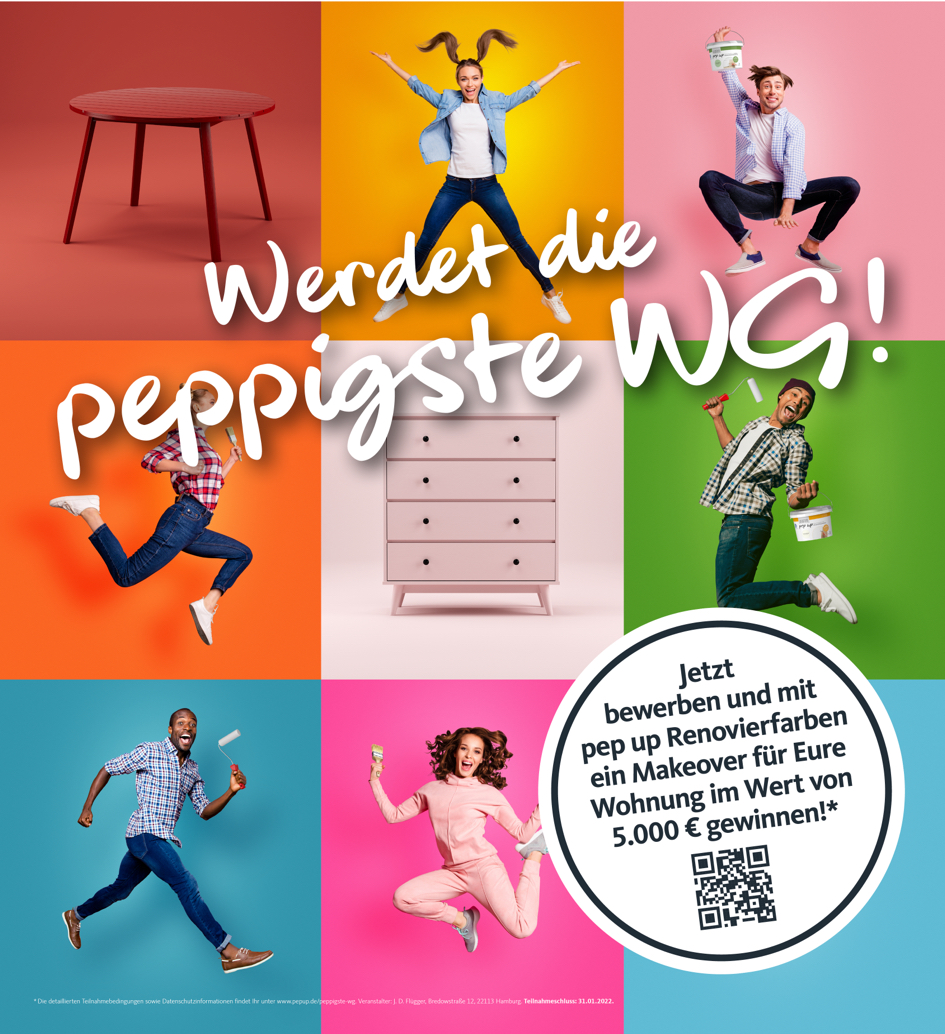 Collage Gewinnspiel "werde die peppigste WG"