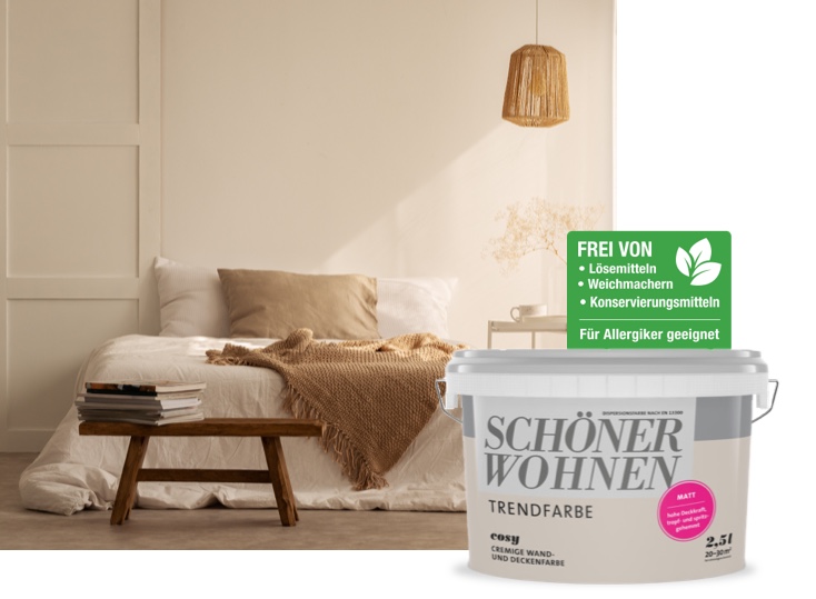 Produktbeispiel: Trendfarbe Cosy