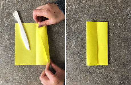 Anleitung Origami-Osterhase Step 1