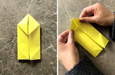 Anleitung Origami-Osterhase Step 4