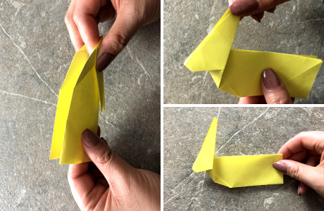 Anleitung Origami-Osterhase Step 7