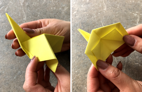 Anleitung Origami-Osterhase Step 9