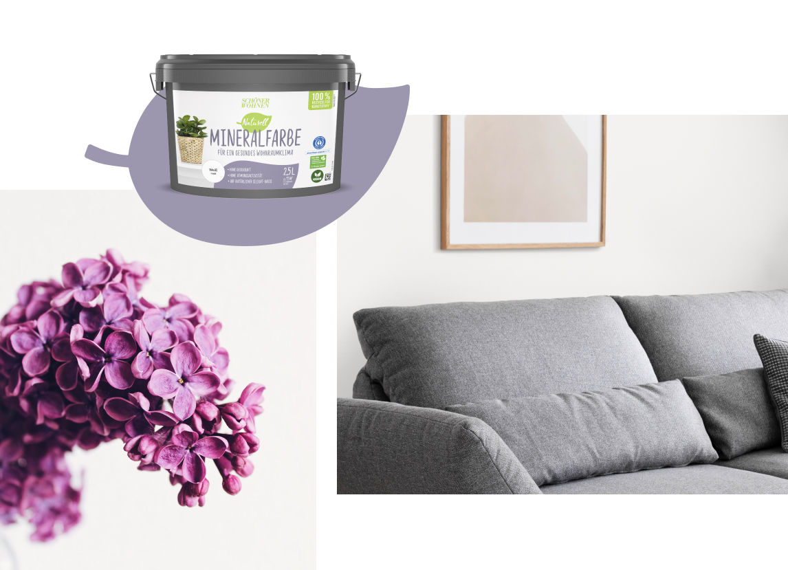 SCHÖNER-WOHNEN-Farbe Naturell Wandfarbe "Mineralfarbe"