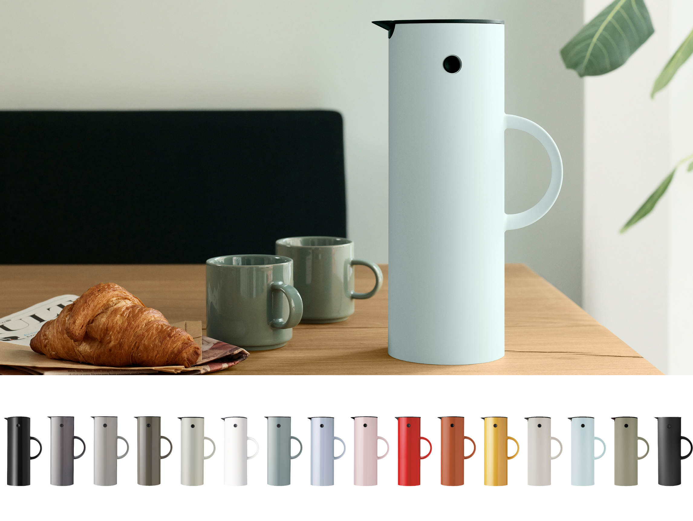 Stelton Isolierkanne für Designklassiker SCHÖNER-WOHNEN-Farbe 