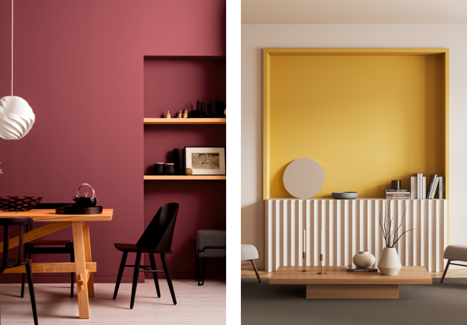 Passende Wandfarben zum Thema Herbst