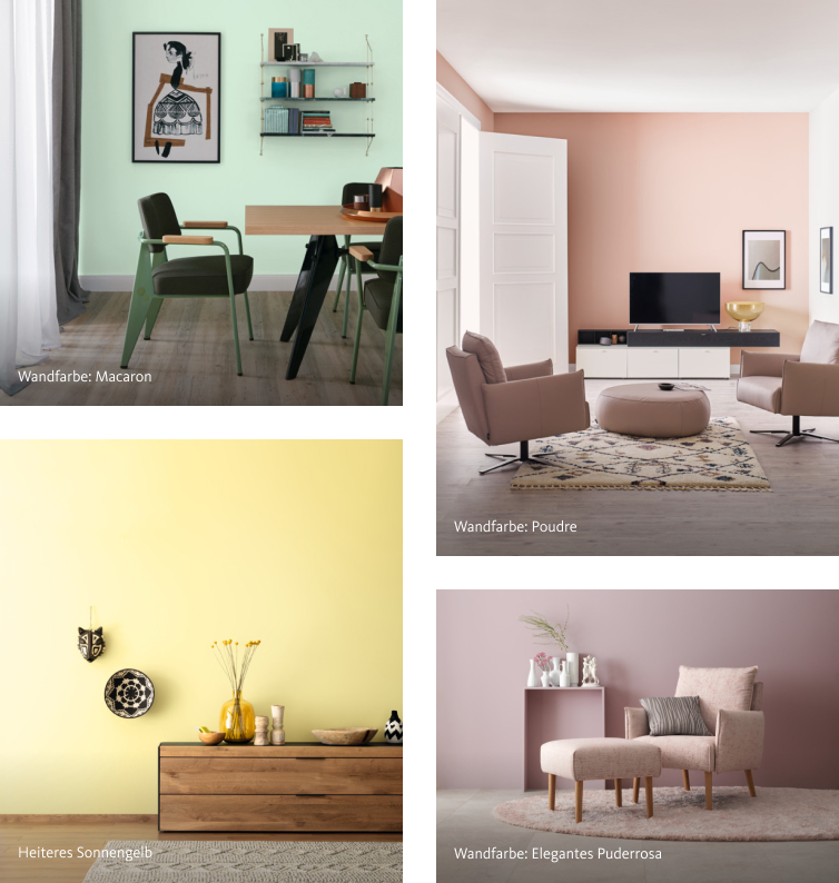 Wandfarben von SCHÖNER-WOHNEN-Farbe im Retrostyle