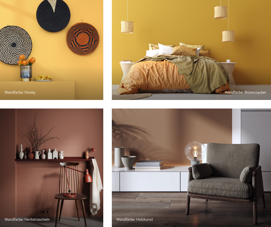 Wandfarben von SCHÖNER-WOHNEN-Farbe im Retrostyle