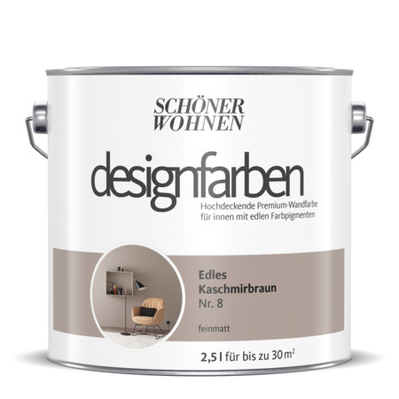 SCHÖNER-WOHEN-Farbe Designfarbe "Edles Kaschmirbraun"