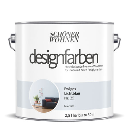 SCHÖNER-WOHEN-Farbe Designfarbe "Ewiges Lichtblau"