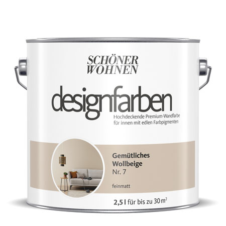 Designfarbe Gemütliches Wollbeige