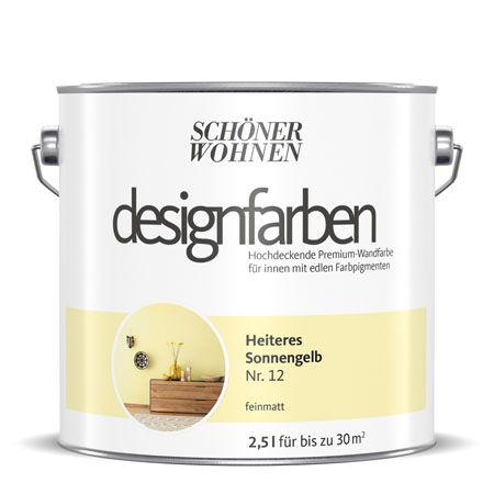 SCHÖNER-WOHNEN-Farbe Designfarbe "Heiteres Sonnengelb"