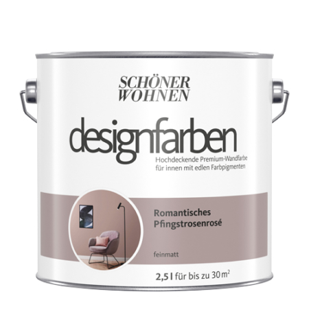 SCHÖNER-WOHNEN-Farbe Designfarben "Romantisches Pfingstrosenrosé"