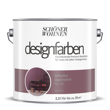 SCHÖNER-WOHNEN-Farbe Designfarben "Stilvolles Opalviolett"