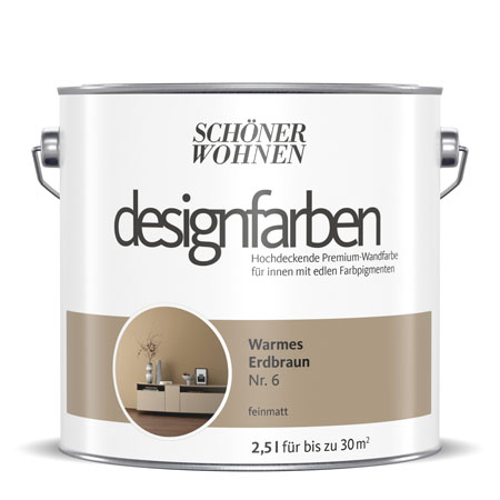 Designfarbe Warmes Erdbraun