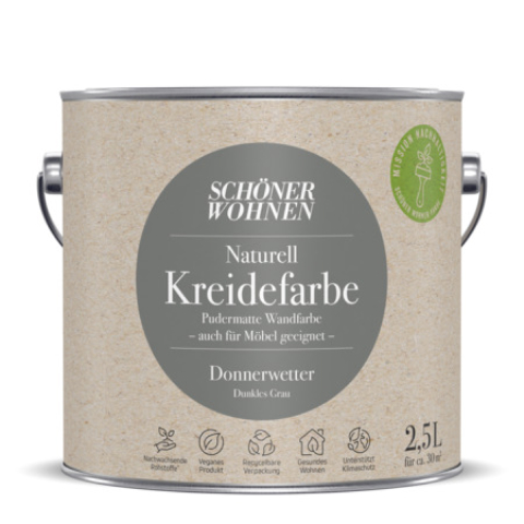 SCHÖNER-WOHNEN-Farbe Kreidefarbe Donnerwetter