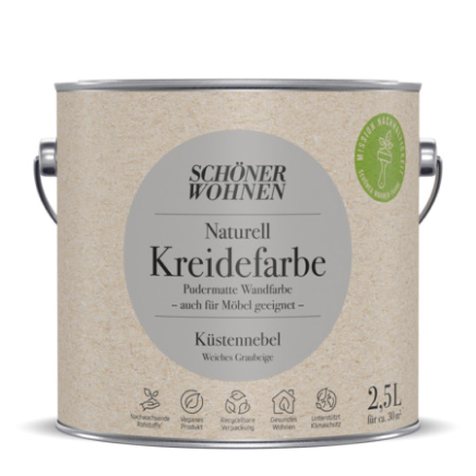 SCHÖNER-WOHNEN-Farbe Kreidefarbe "Küstennebel"
