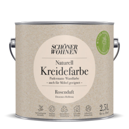 SCHÖNER-WOHNEN-Farbe Kreidefarbe "Rosenduft"