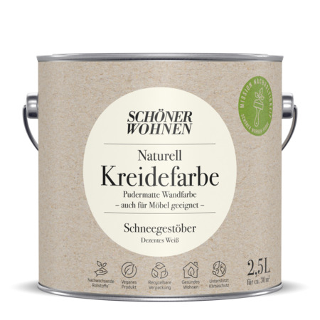 SCHÖNER-WOHNEN-Farbe Kreidefarbe "Schneegestöber"