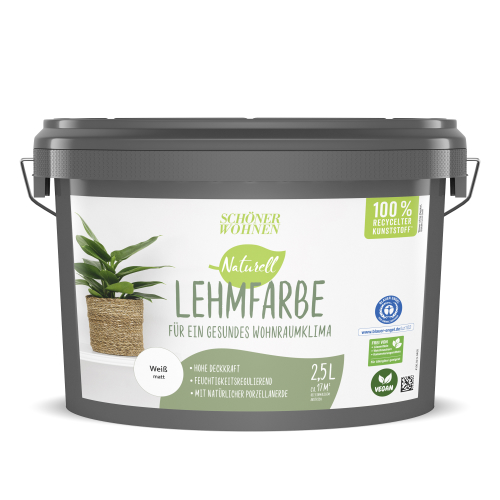 SCHÖNER-WOHNEN-Farbe Naturell Wandfarbe "Lehmfarbe"