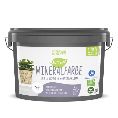 SCHÖNER-WOHNEN-Farbe Naturell Wandfarbe "Mineralfarbe"