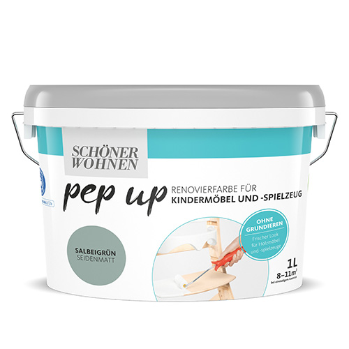 SCHÖNER-WOHNEN-Farbe pep-up Renovierfarbe "Salbeigrün"