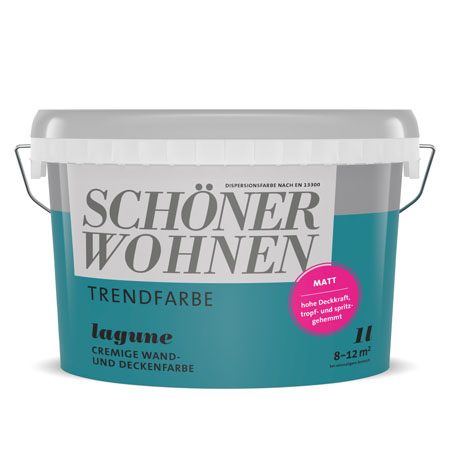 Trendfarbe Lagune
