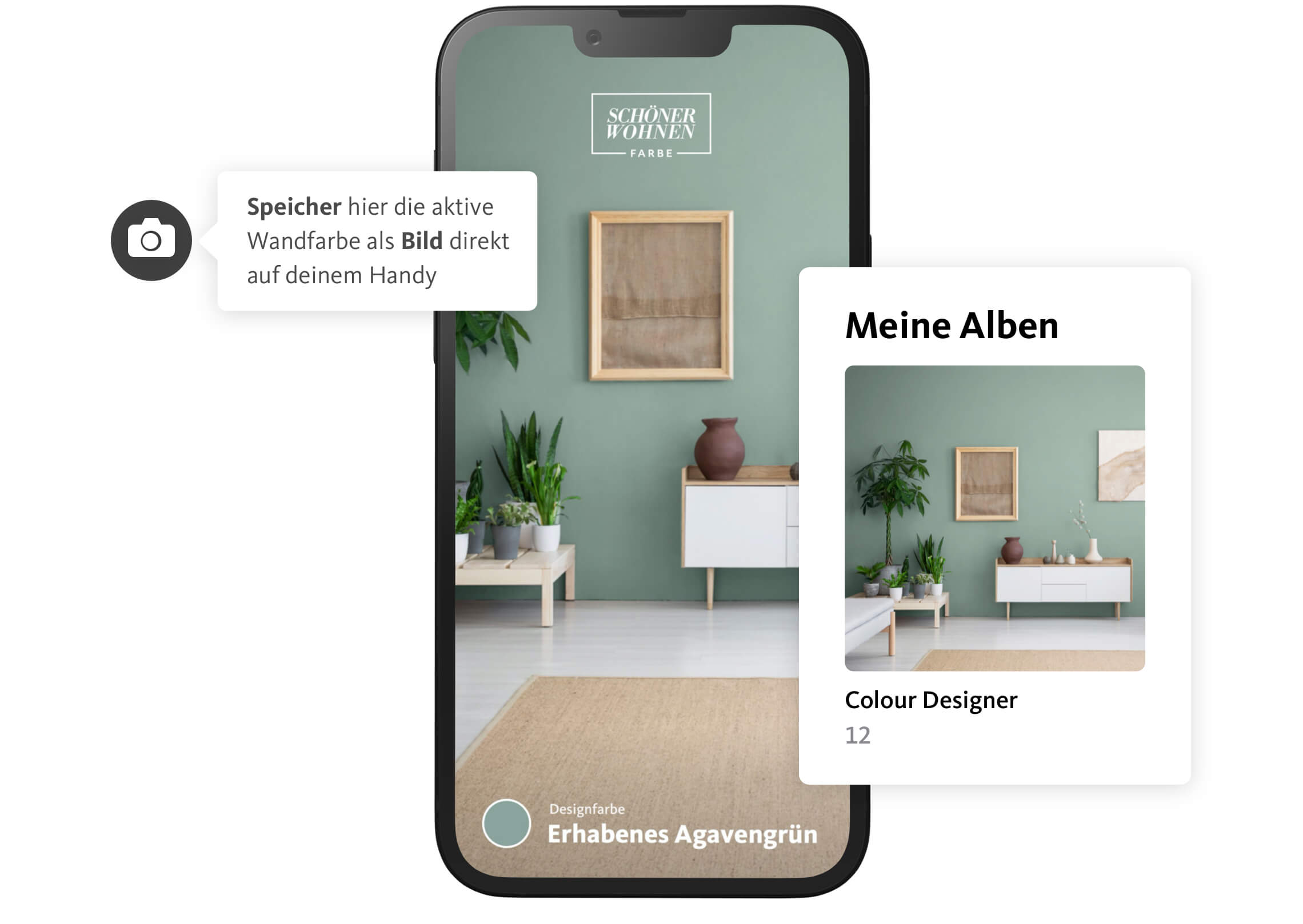 Alben in der Colour Designer App