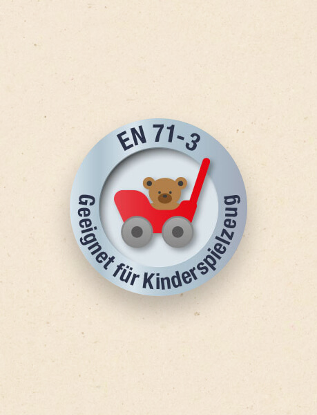 Logo EN 71-3 geeignet für Kinderspielzeug