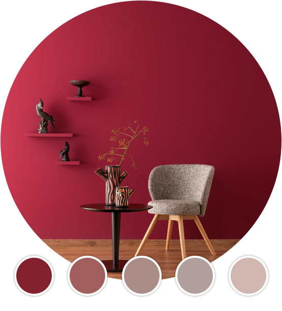 Designfarben Rottöne