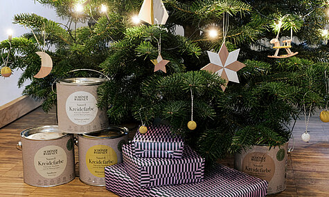 Selbst gebastelter Weihnachtsbaumschmuck 