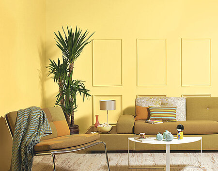 Wohnzimmer in Limonade