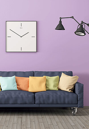 Lidschattenlila Wand