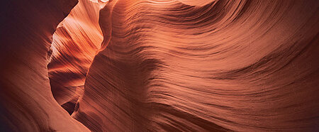 Orange Felsen