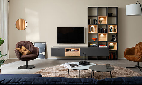 SCHÖNER-WOHNEN-Farbe Designfarben Sonderedition im Wohnzimmer 
