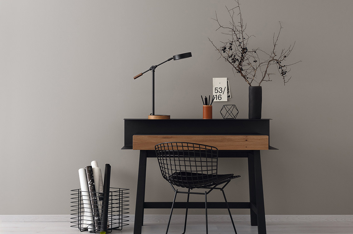Arbeitszimmer Designfarbe Vulkangrau Arbeitszimmer Designfarbe Vulkangrau