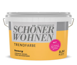 Trendfarbe Honey