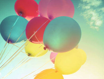 Bunte Luftballons